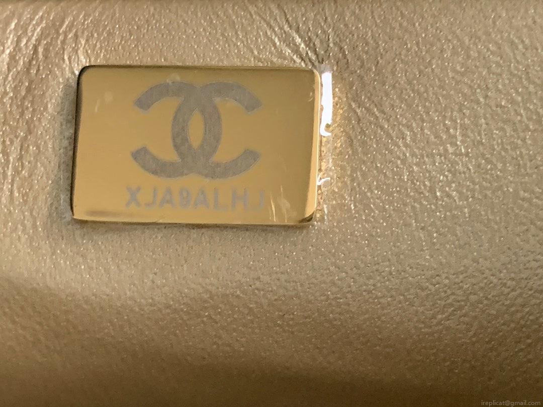 Chanel Small Flap Bag Lambskin AS3241 Gold