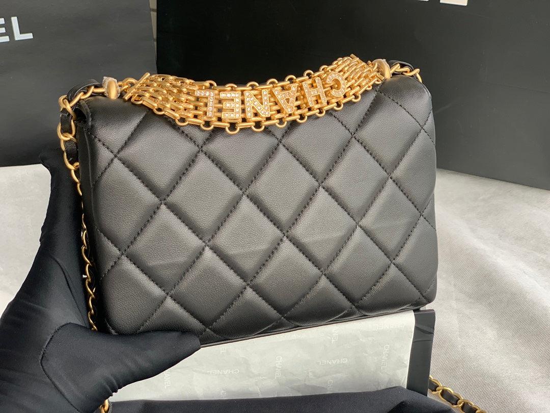 Chanel Small Flap Bag Lambskin AS3240 Black