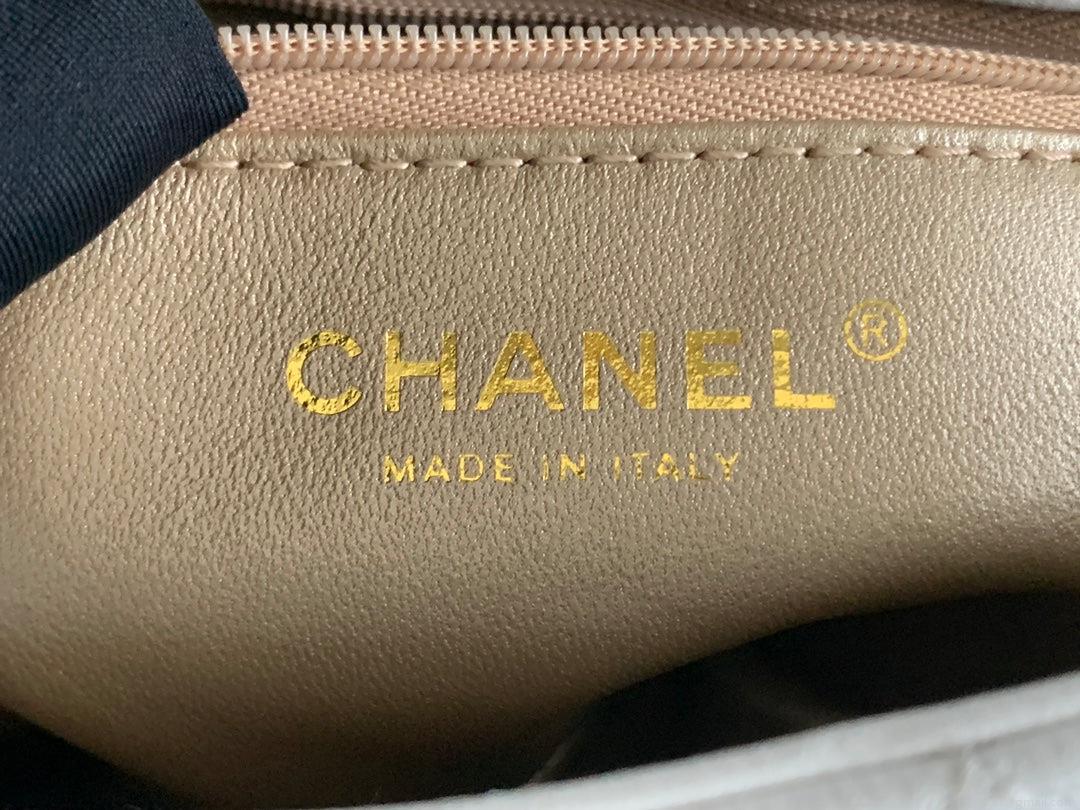 Chanel Small Flap Bag Lambskin AS3240 white