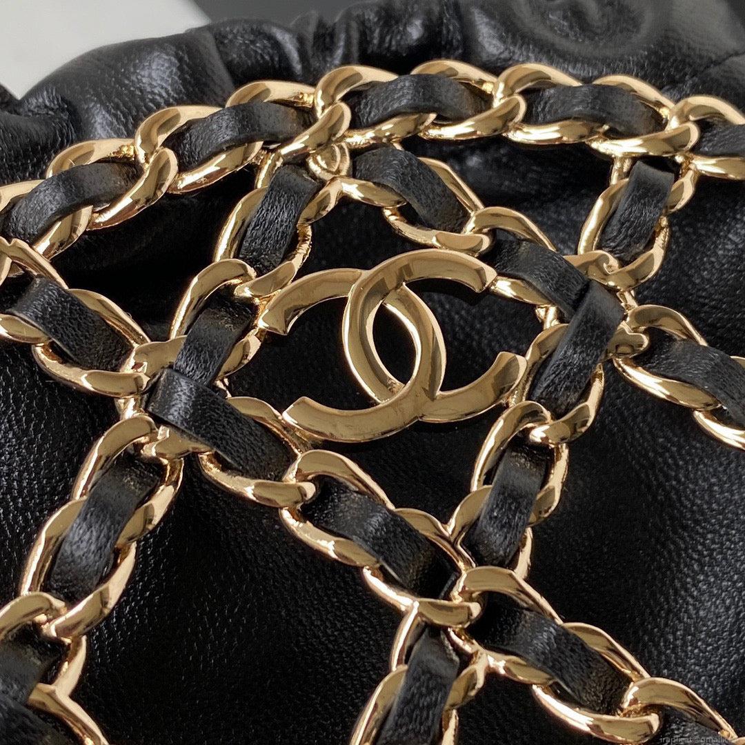 Chanel 2022 Cruise AP2685 Clutch Bag Black