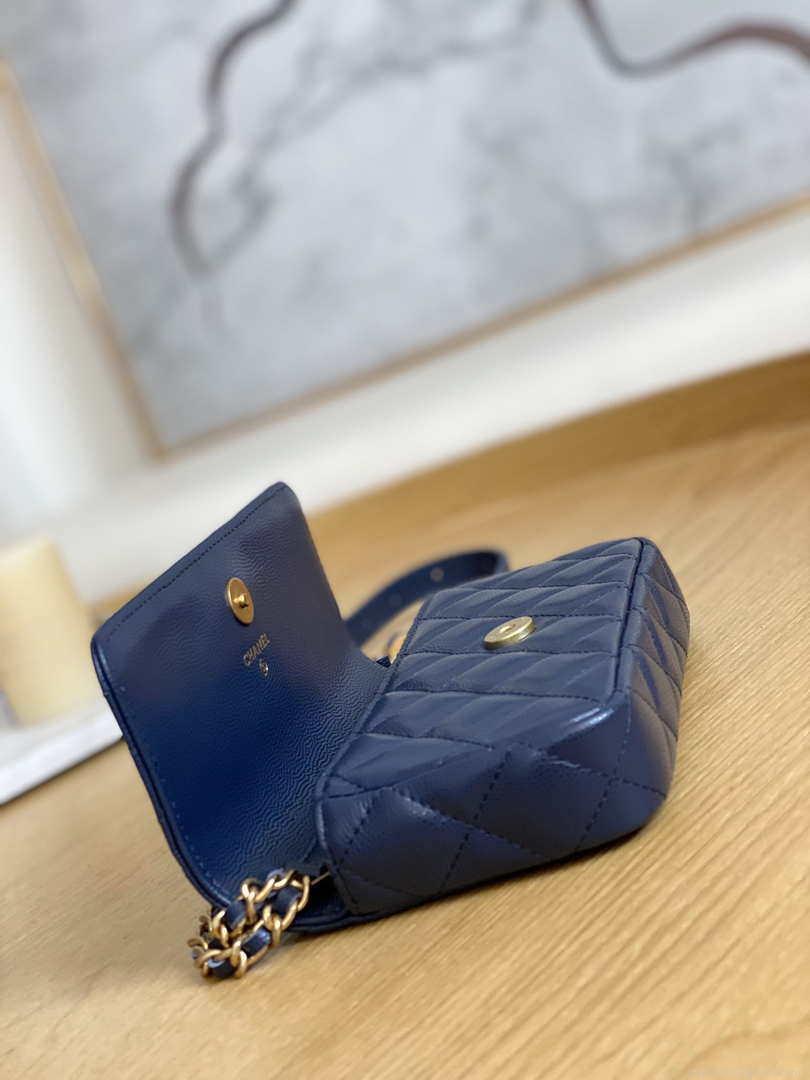 Chanel AP81210 Belt Pocket Bag Blue