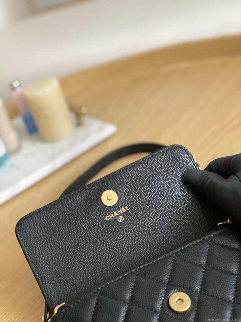 Chanel AP81210 Belt Pocket Bag Black