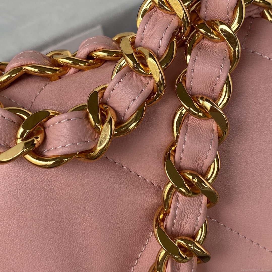 Chanel flap bag Lambskin AS3498 Pink