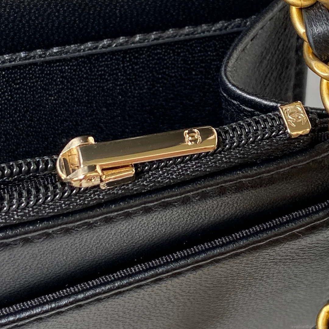 Chanel AP3363 Flap Baguette Bag Lambskin Black
