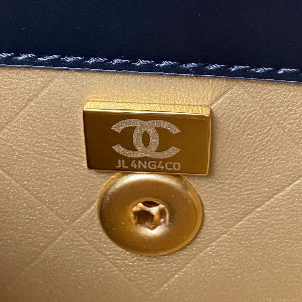 Chanel AS2714 Chanel Crossbody Bag Calfskin Black