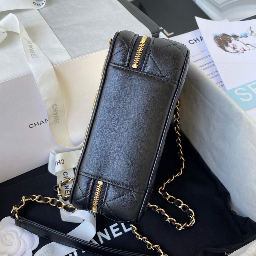 Chanel AS2900 Vanity Case Lambskin Black