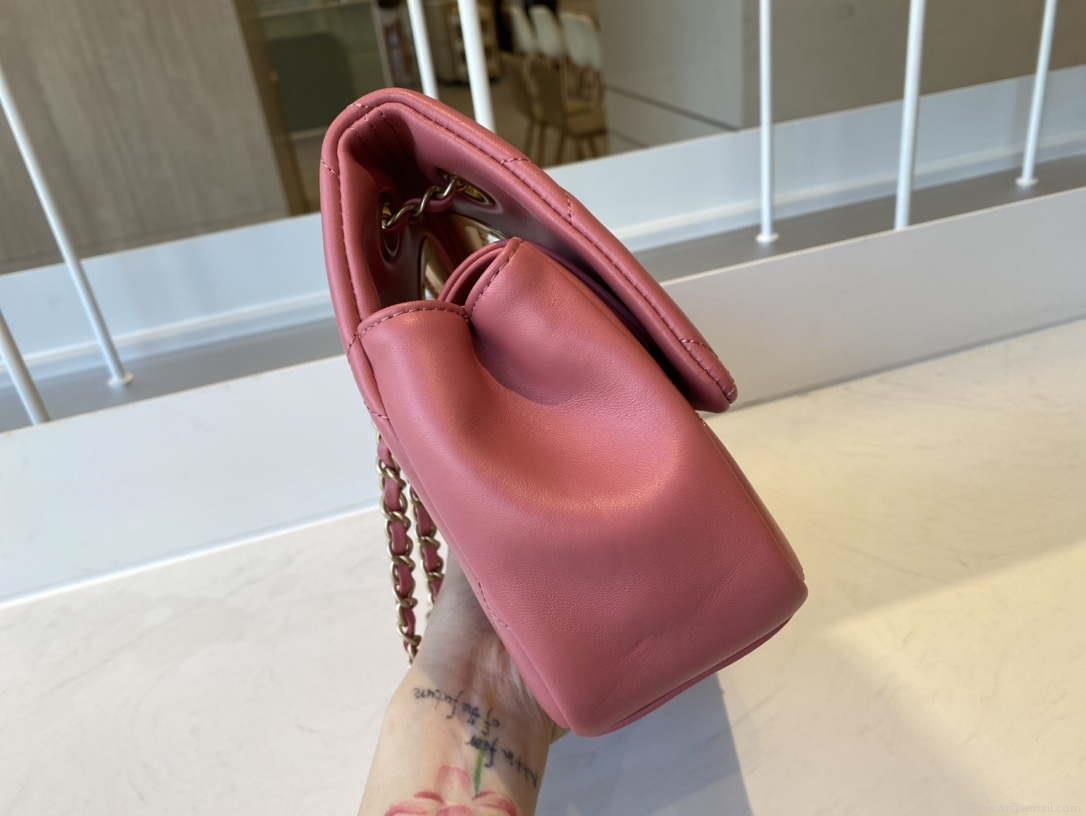 Chanel AS1466 Chanel Pink small flap Bag Lambskin B02345