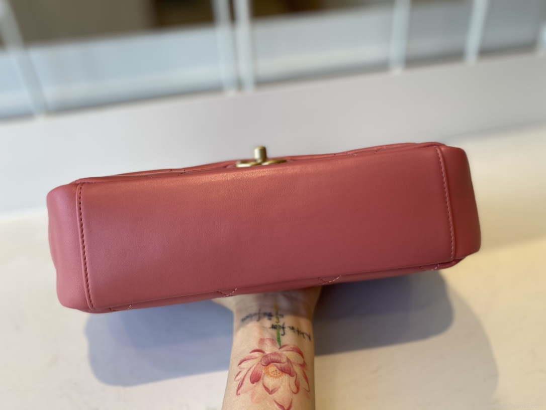 Chanel AS1466 Chanel Pink small flap Bag Lambskin B02345