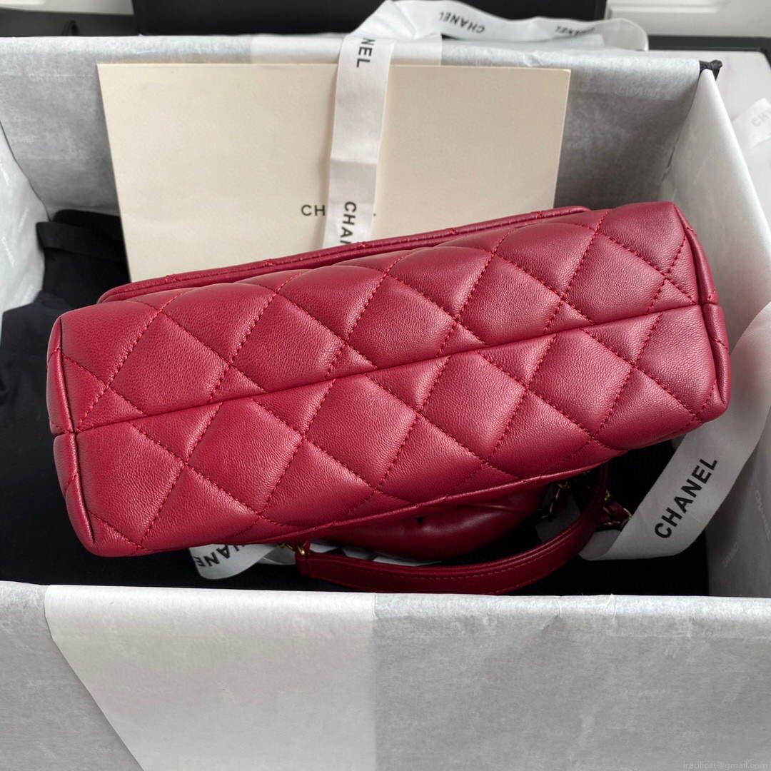 Chanel AS2044 Flap Original Lather Bag Red