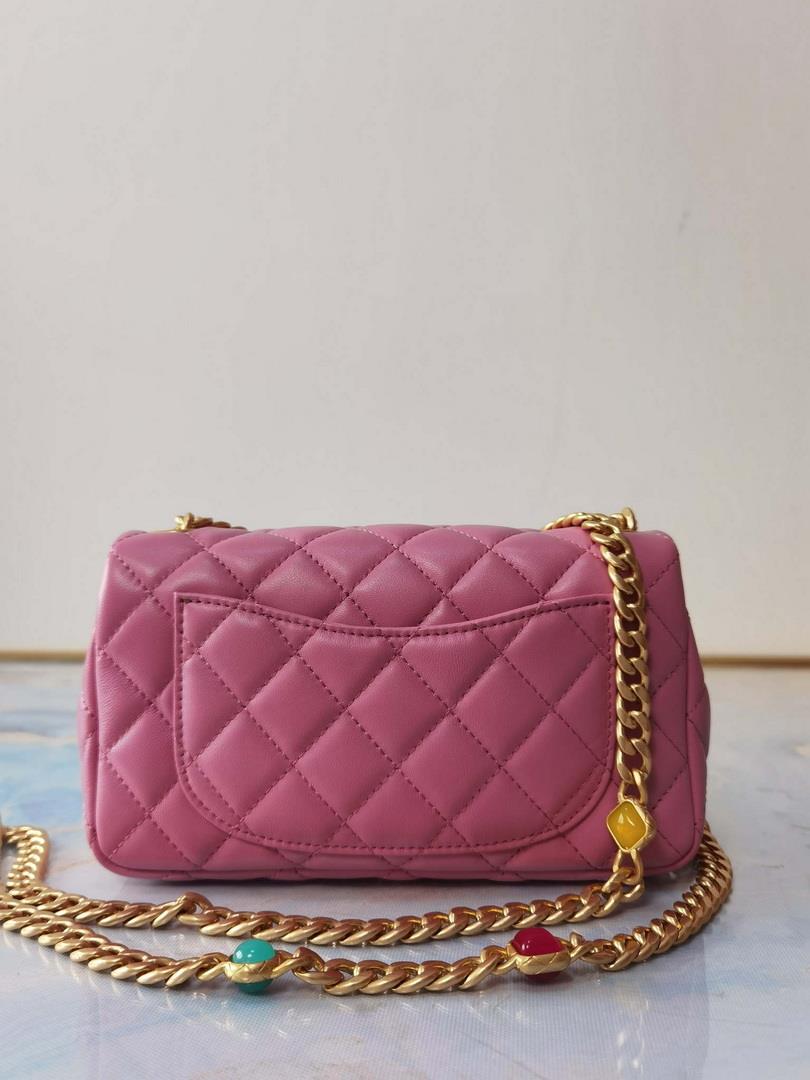 Chanel AS2380 Flap Bag Lambskin B05098 Pink