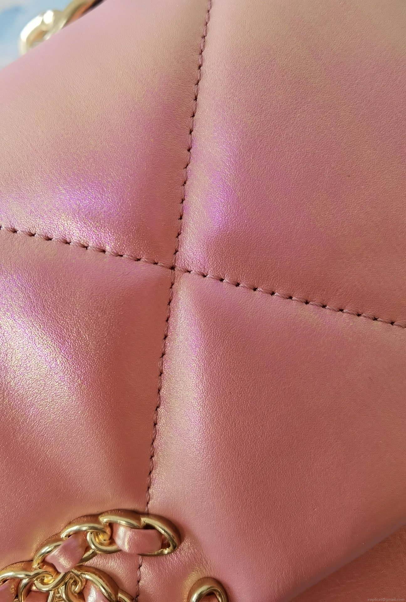 Chanel AS1160 Chanel 19 Flap B02511 N6512 Lambskin Bag Pink