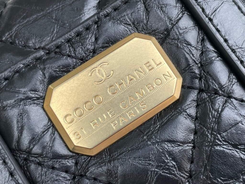 Chanel AS2695 Mini Flap Bag Calfskin Black