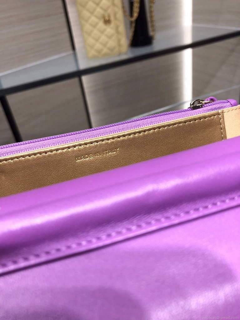 Chanel Wallet on Chain Lambskin AP1450 Purple