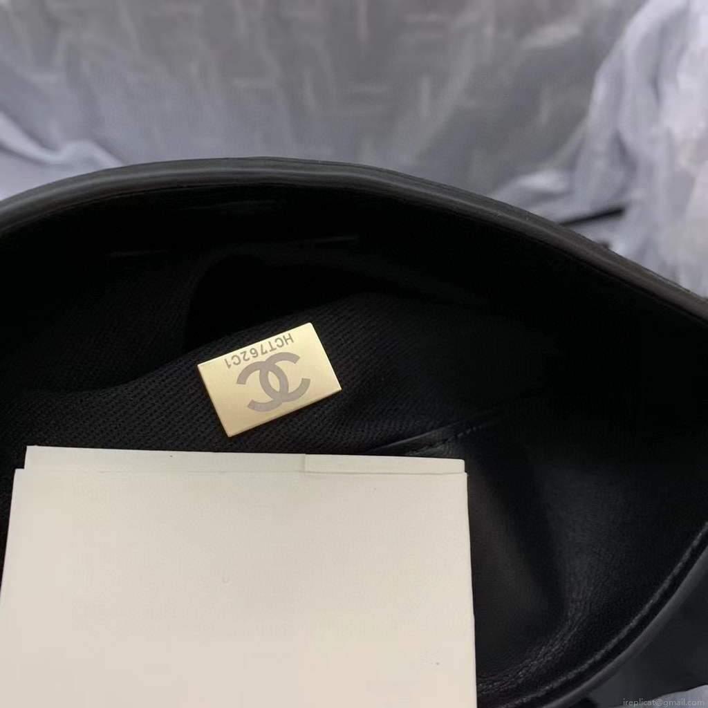 Chanel AS2956 Shopping Bag Calfskin Black