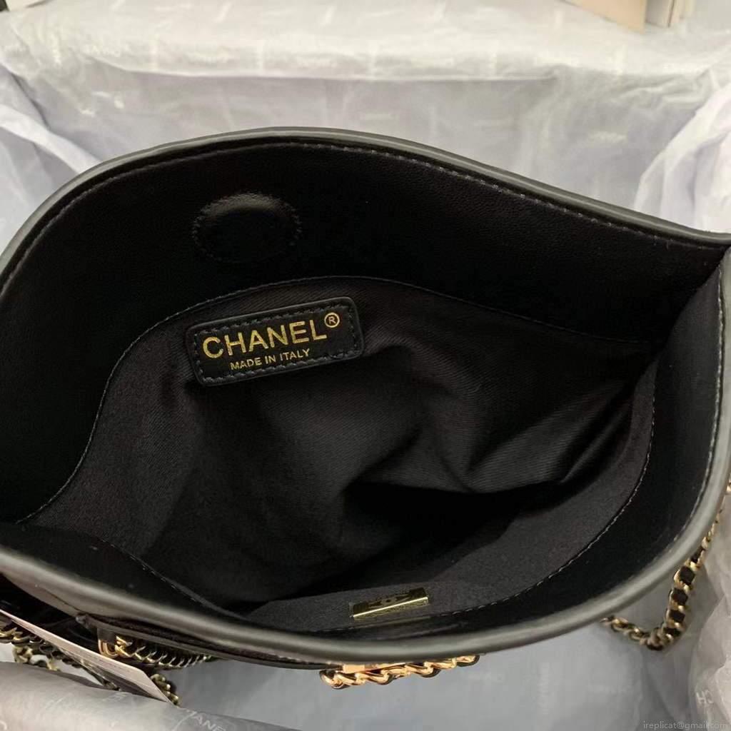 Chanel AS2973 Shopping Bag Calfskin Black