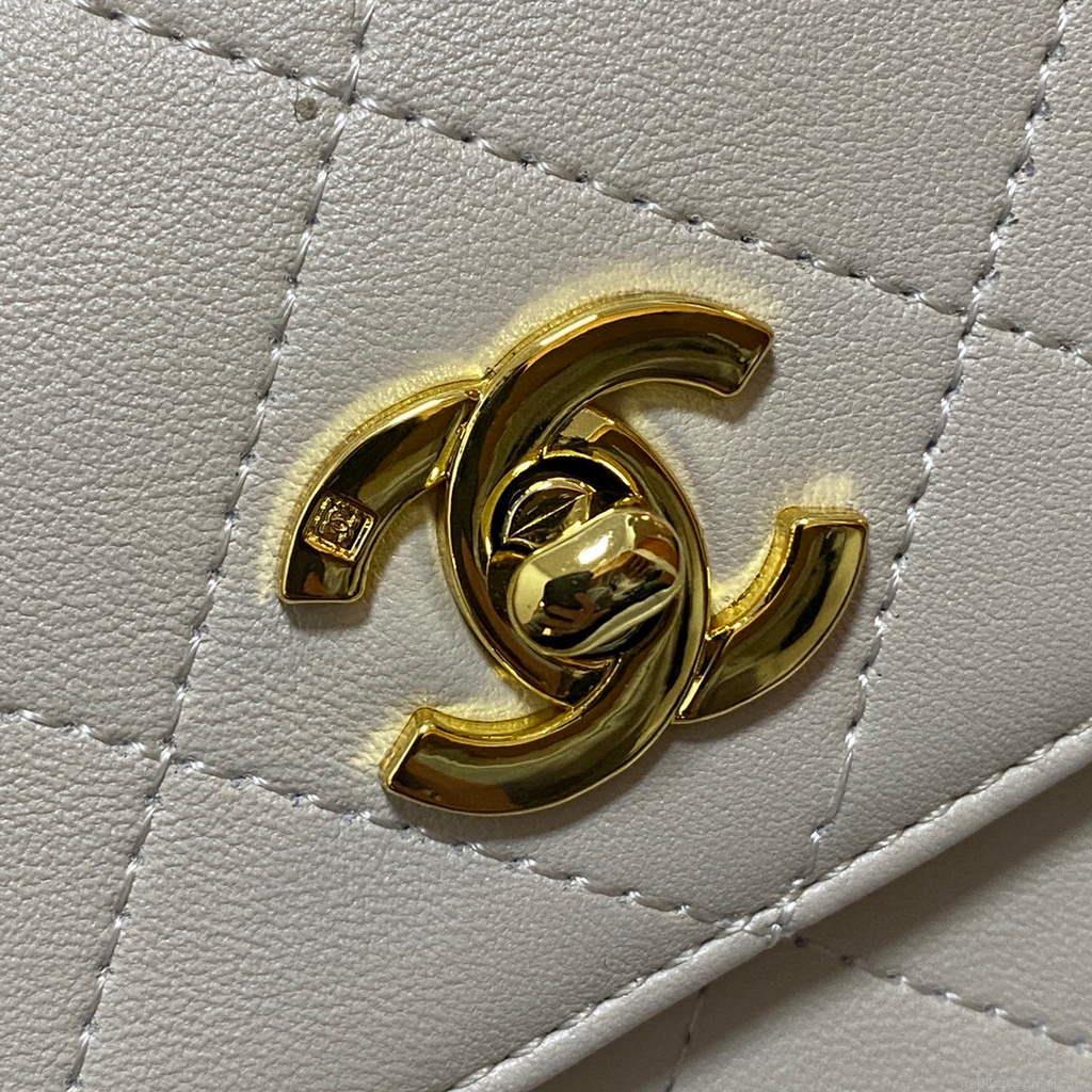 Chanel AS2457 Shoulder Shopping tote Bag Beige