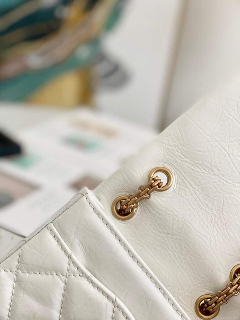 Chanel Flap Phone Shoulder bag Lampskin Red AS1326 White
