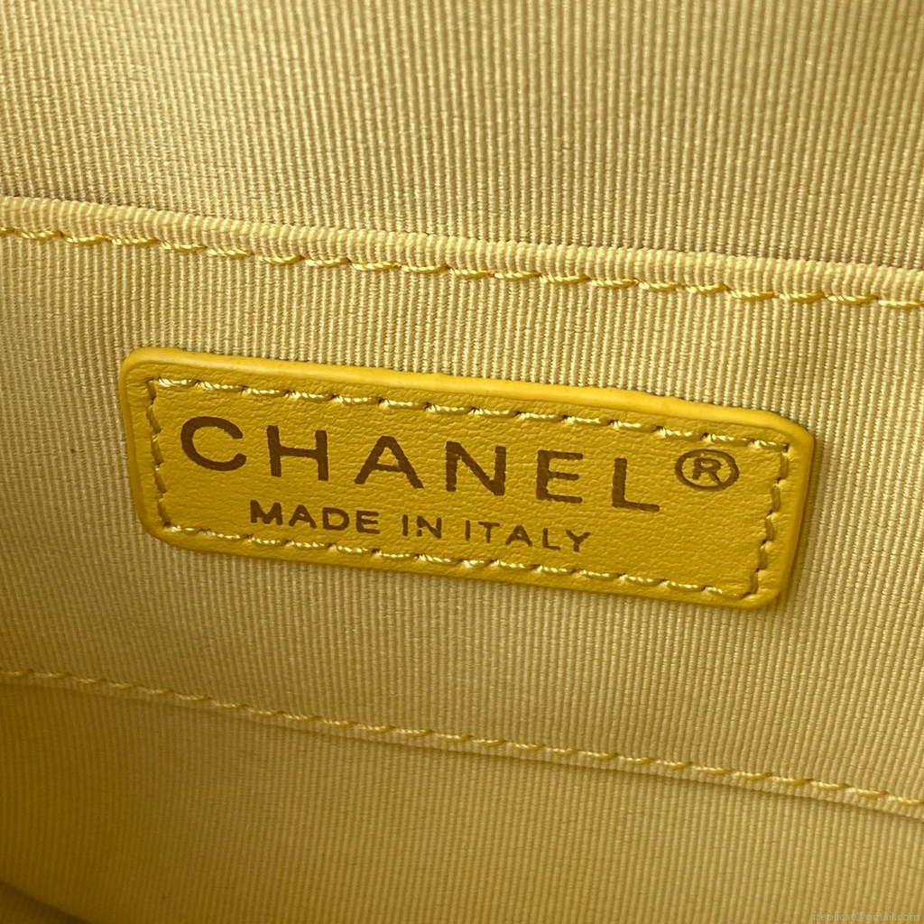 Chanel AS2927 heart clutch with chain Bag AP2784 Yellow