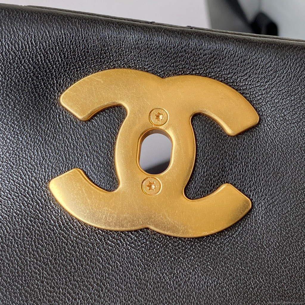 Chanel AS2975 Small Flap Bag Lambskin Black