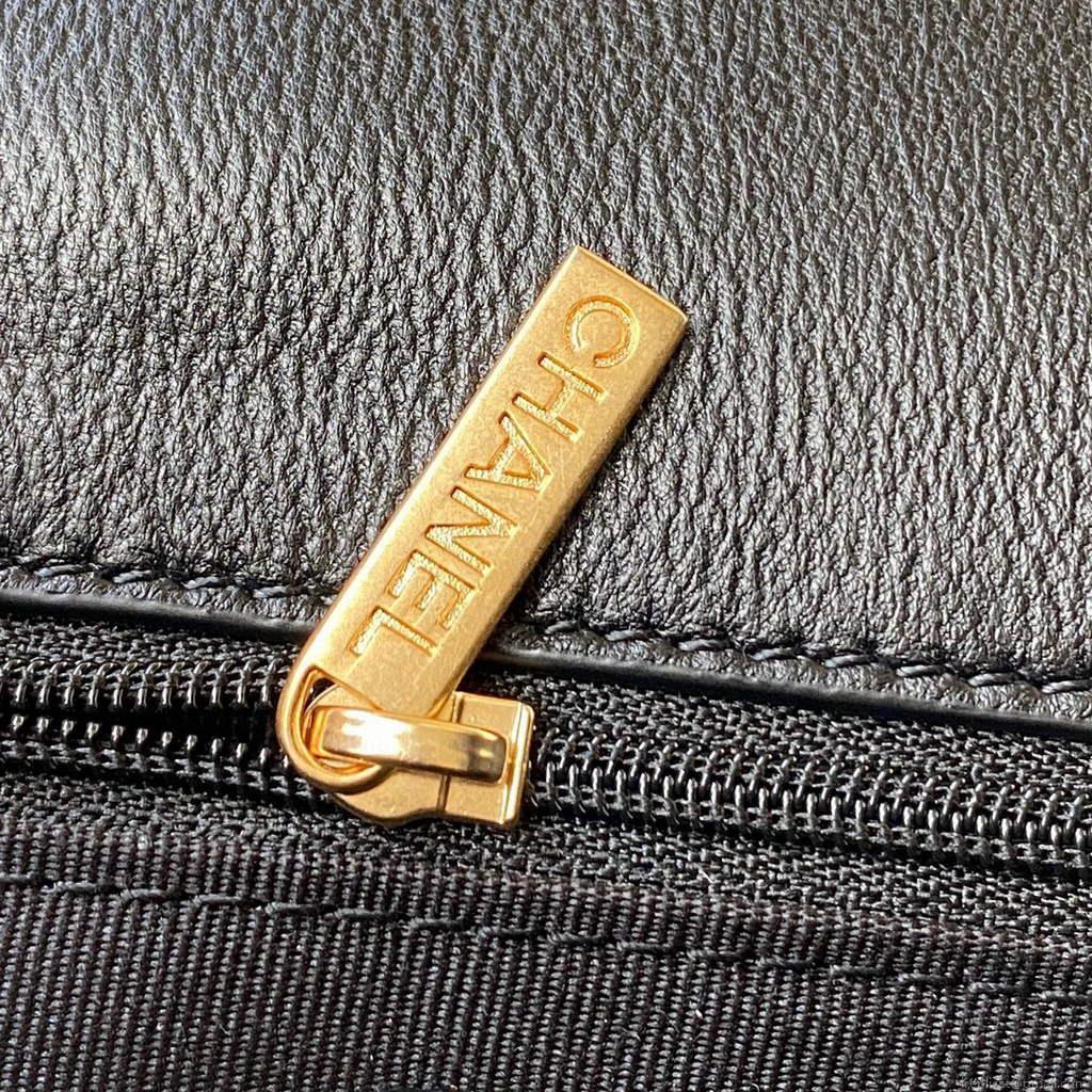 Chanel AS2976 Flap Bag Lambskin Black