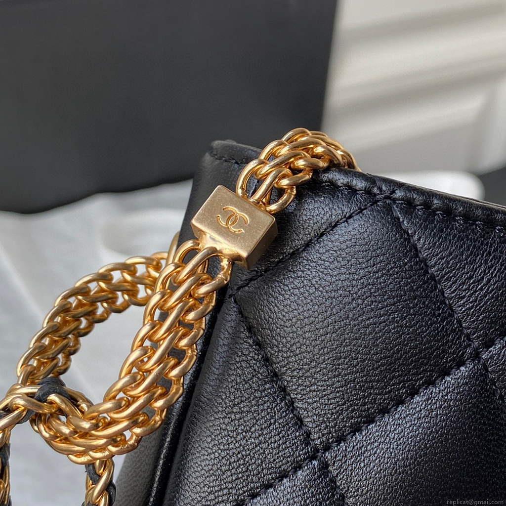 Chanel AS2977 Small Box Bag Shoulder bag Black
