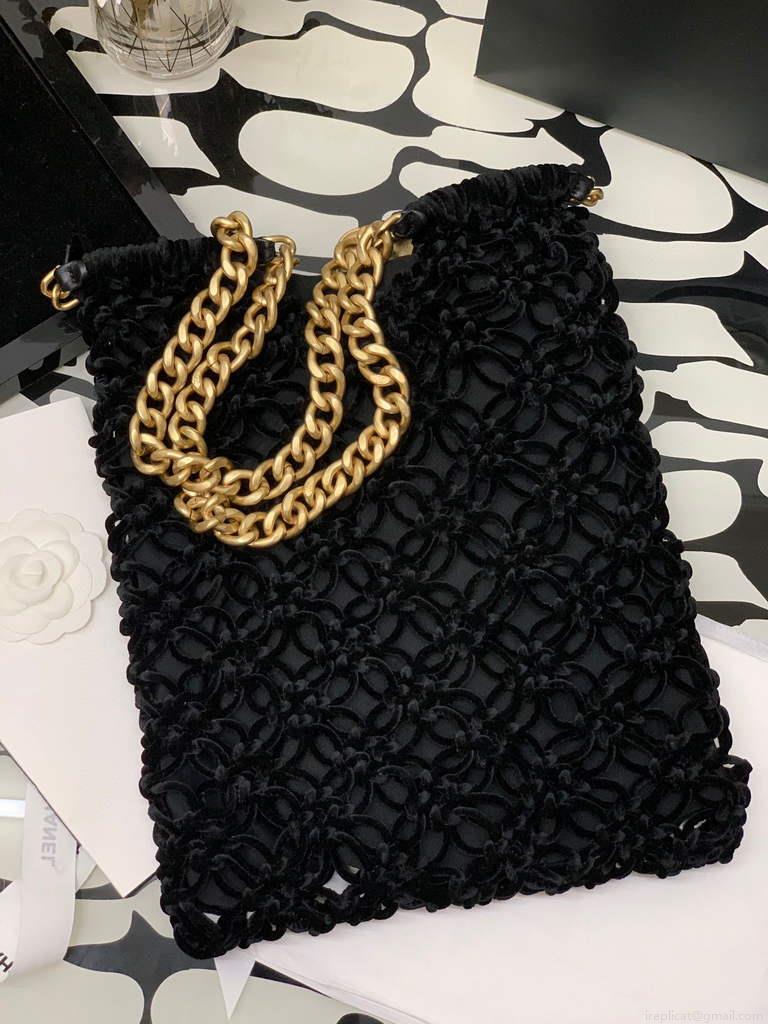 Chanel 99126 Small Box Bag Shoulder bag Black
