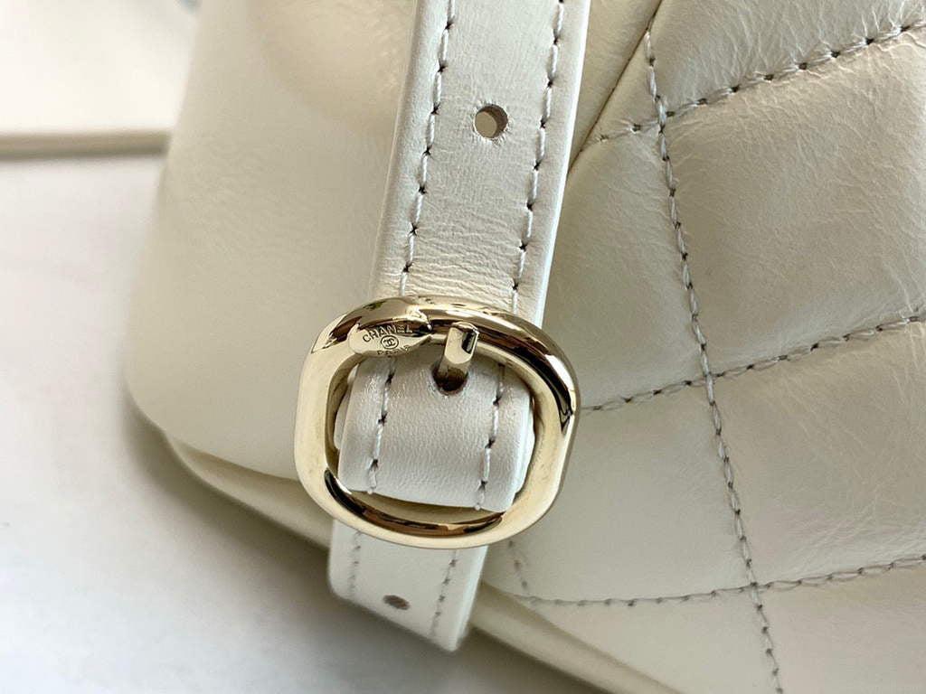 Chanel A99121 Backpack A3002 Calfskin White