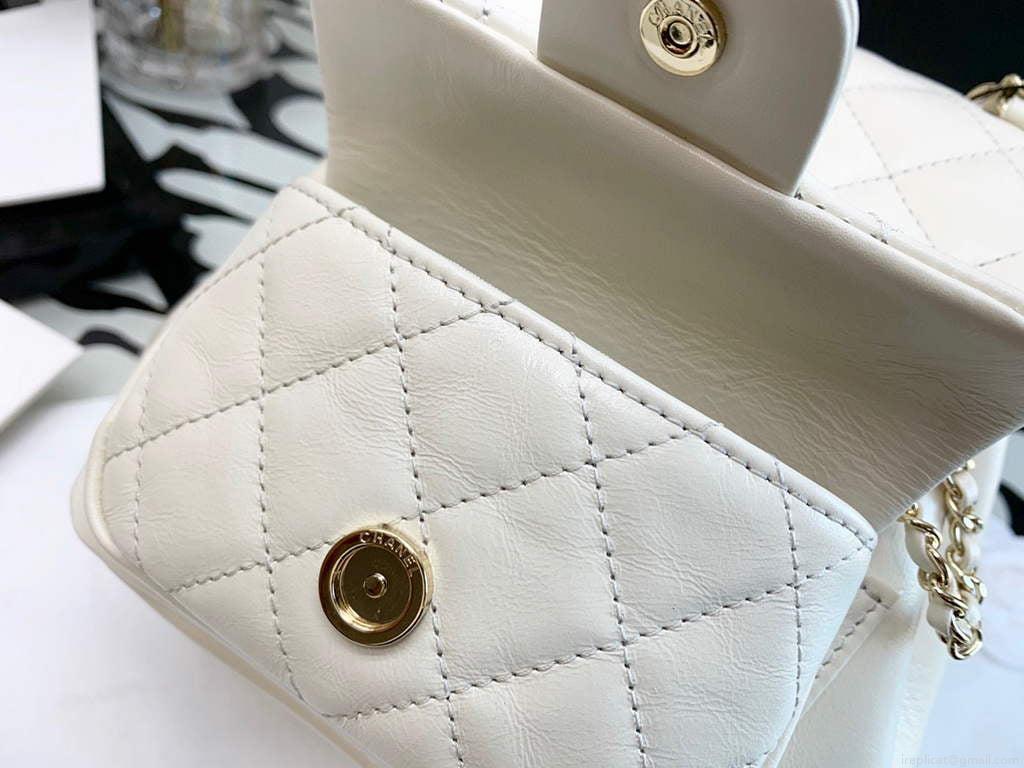 Chanel A99121 Backpack A3002 Calfskin White