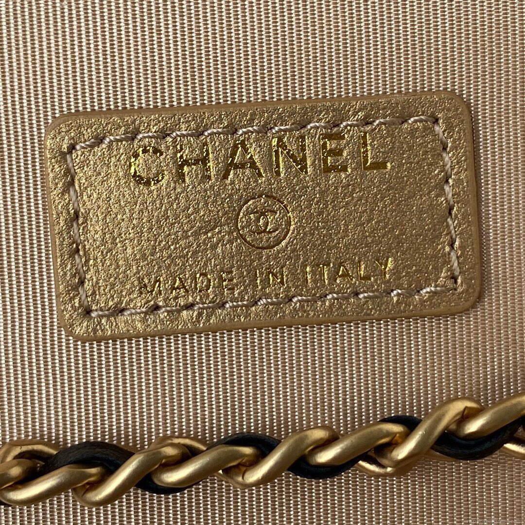 Chanel AP2303 Clutch With Chain in Lambskin Black