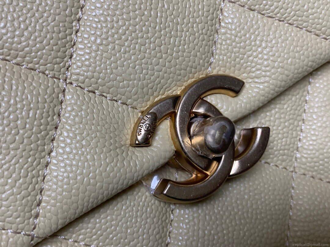 Chanel AS3108 Chanel flap bag Calfskin Yellow