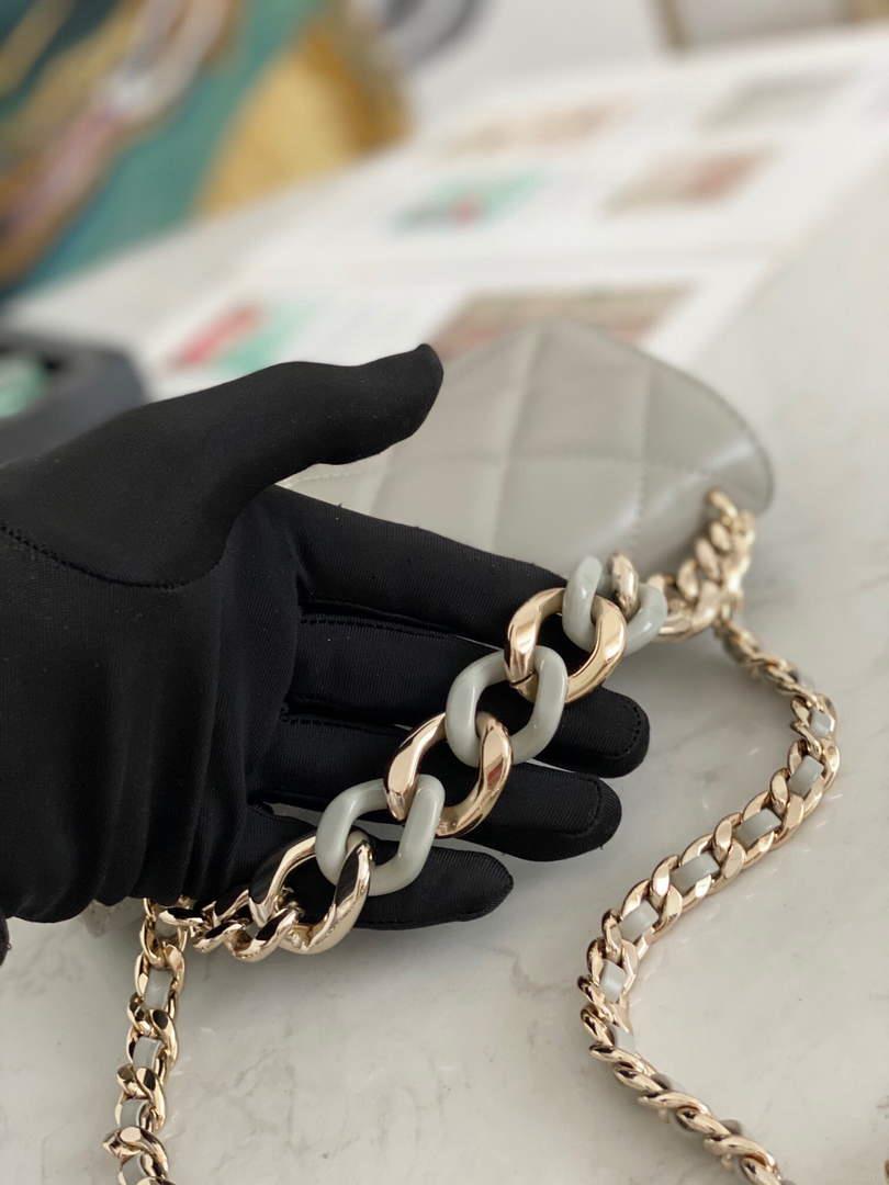 Chanel A81171 Chanel Flap bag Lambskin Grey