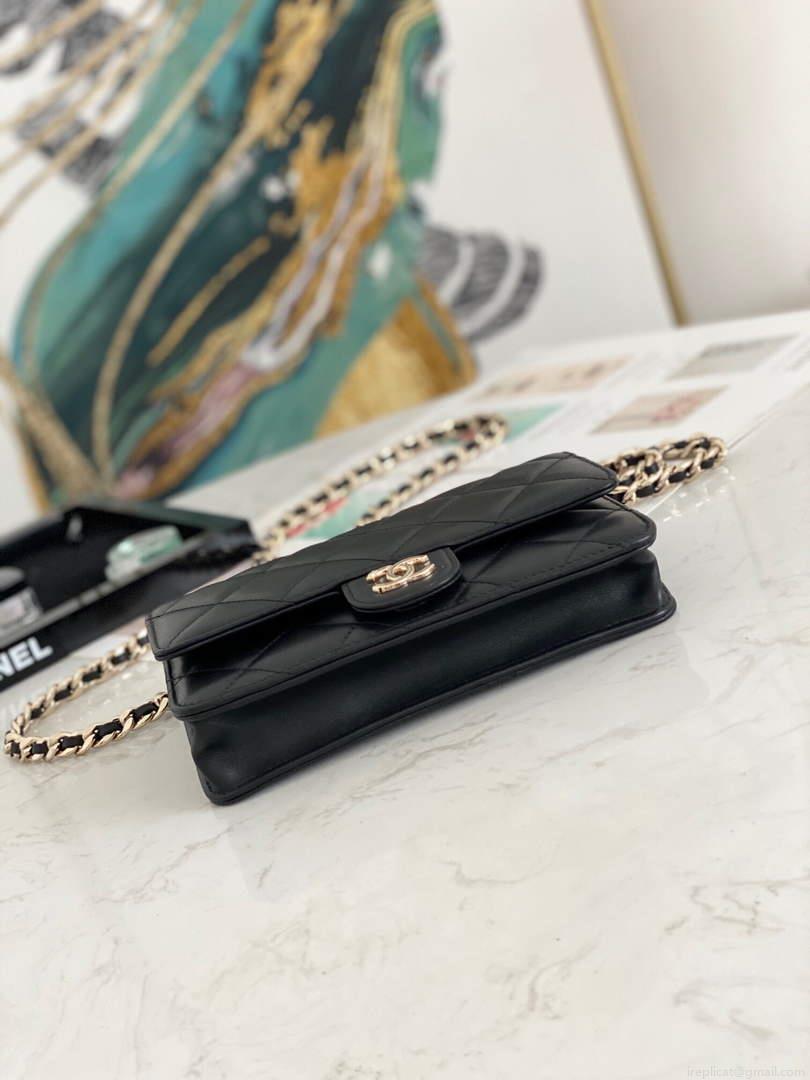 Chanel A81171 Chanel Flap bag Lambskin Black