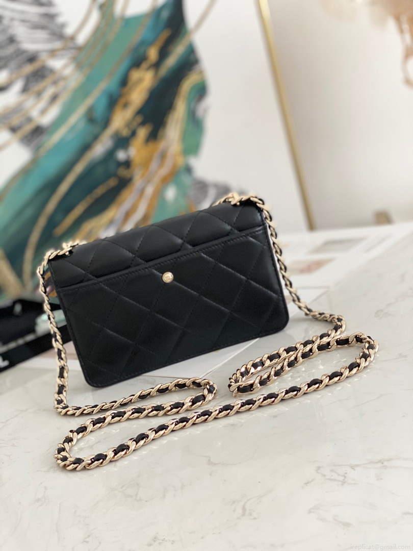 Chanel A81171 Chanel Flap bag Lambskin Black