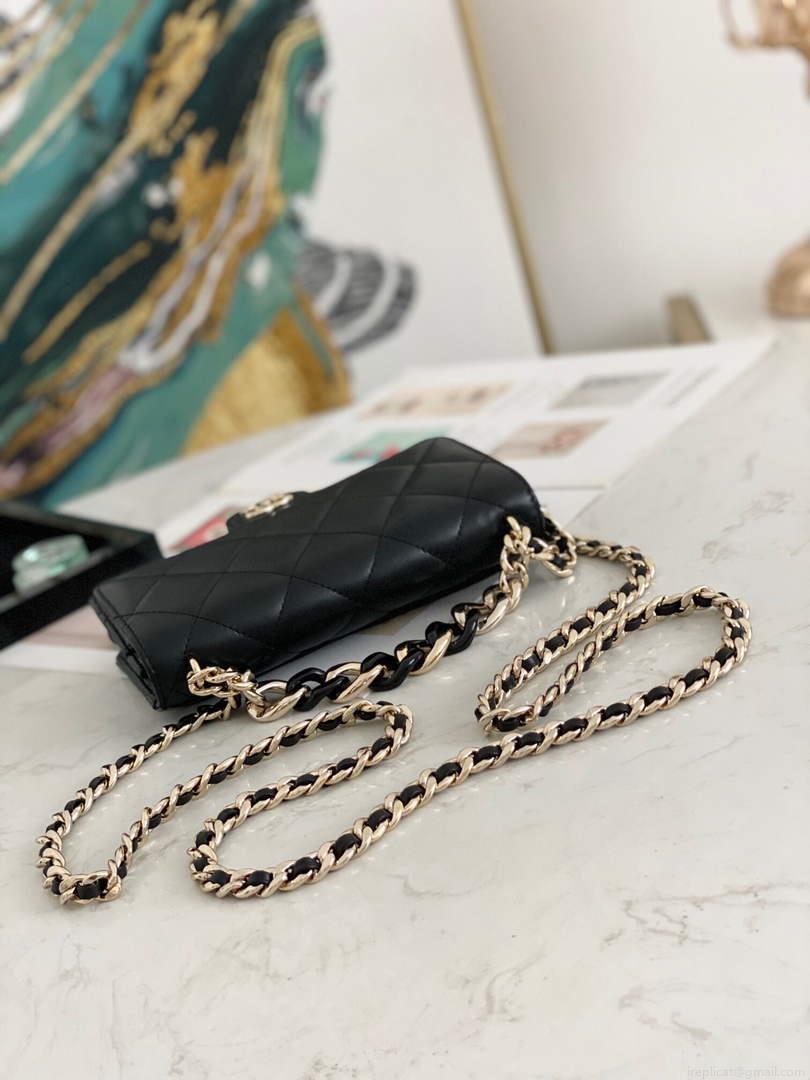 Chanel A81171 Chanel Flap bag Lambskin Black