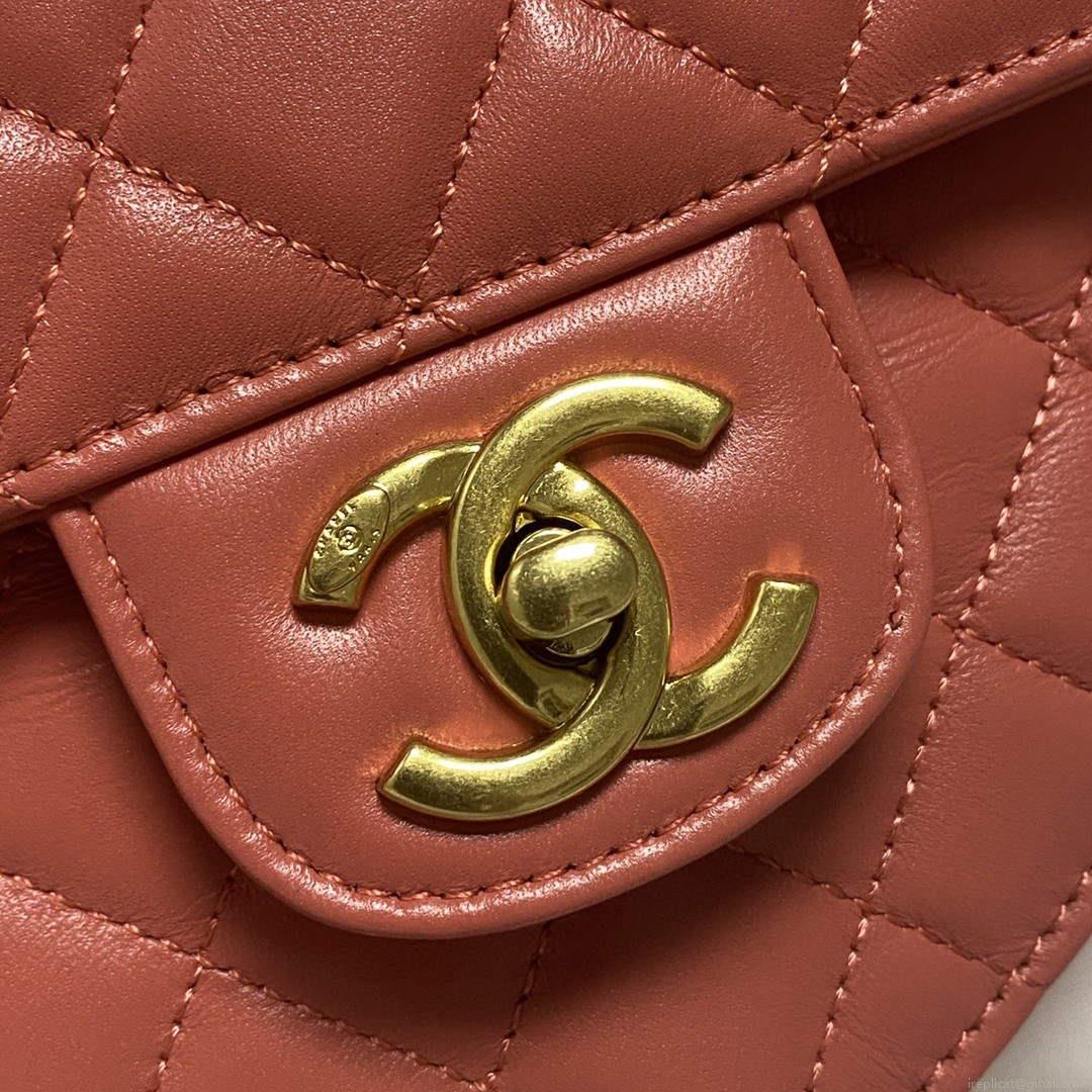 Chanel AS2928 Flap Large Heart Bag Lambskin AS3191 Pink