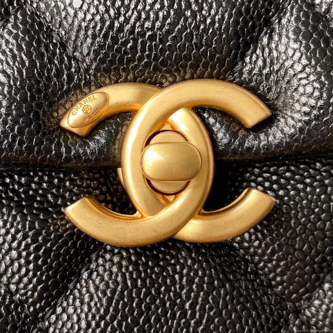 Chanel AS3108 Chanel Flap bag Grained Calfskin Black