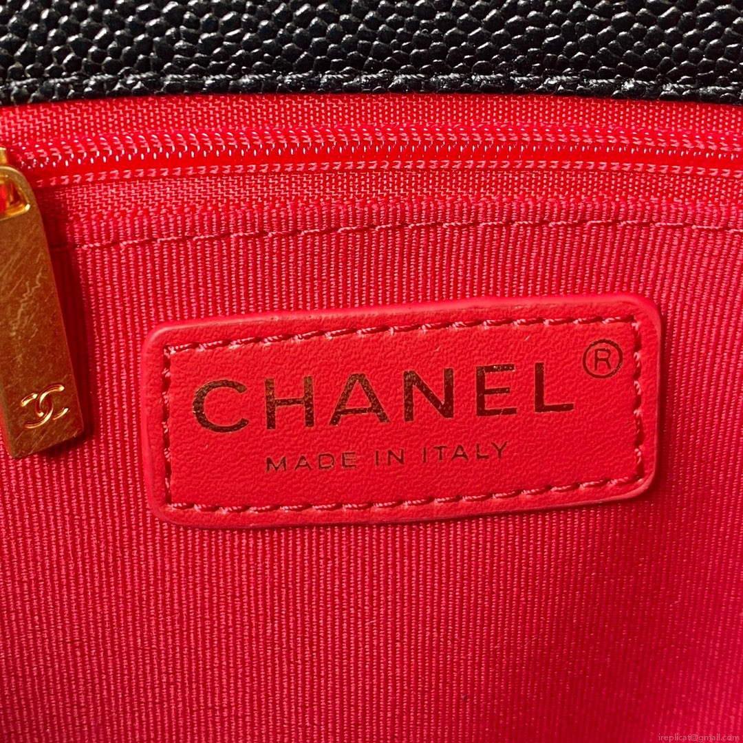 Chanel AS3108 Chanel Flap bag Grained Calfskin Black