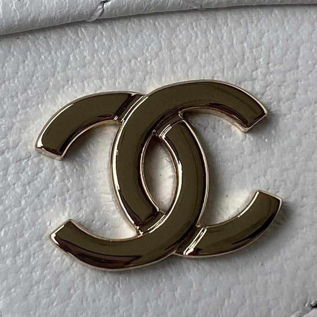 Chanel AP2305 Chanel Mini Flap bag Lambskin White