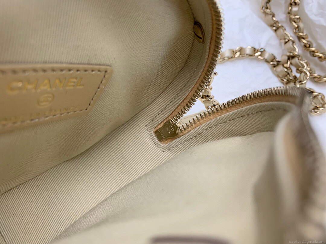 Chanel AS2927 Heart Clutch with chain Lambskin AP2784 Gold