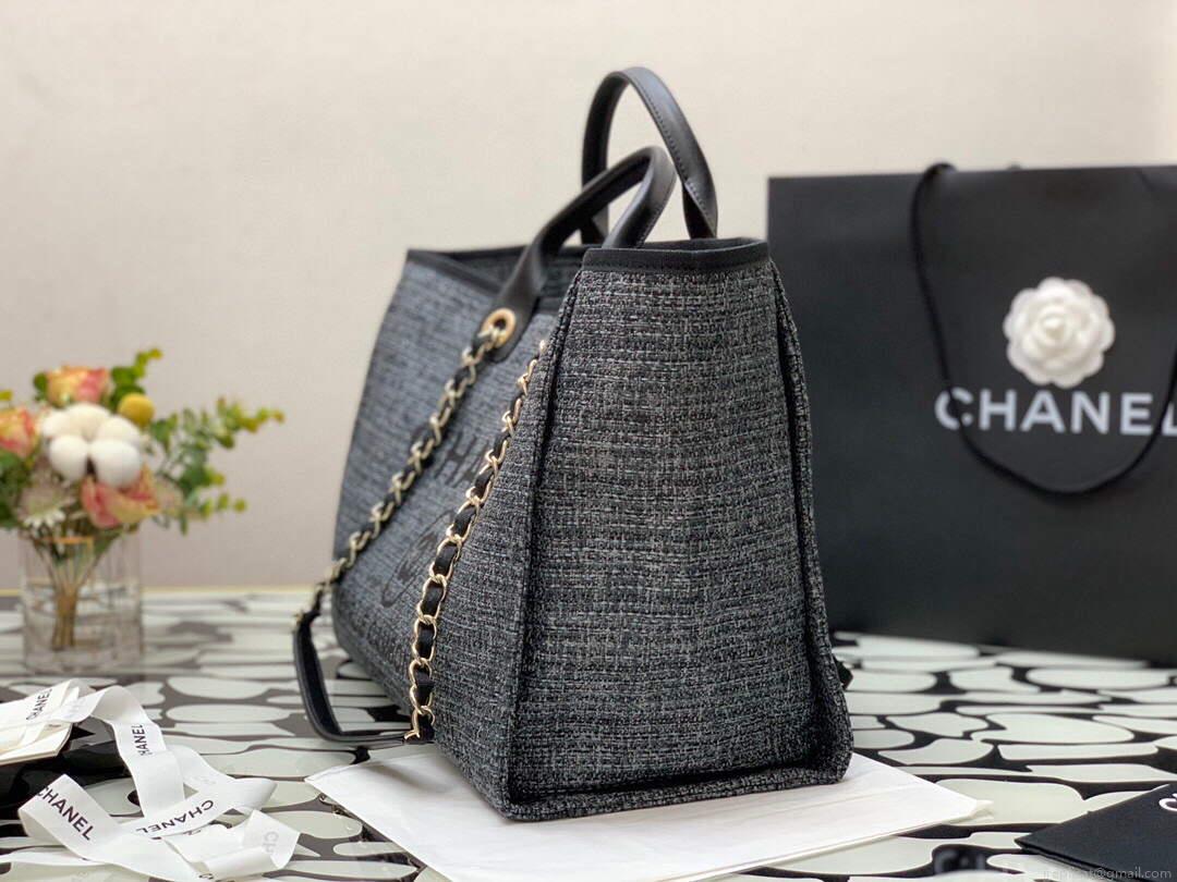 Chanel A66941 Chanel Large Shopping Bag Tote Shoulder Black