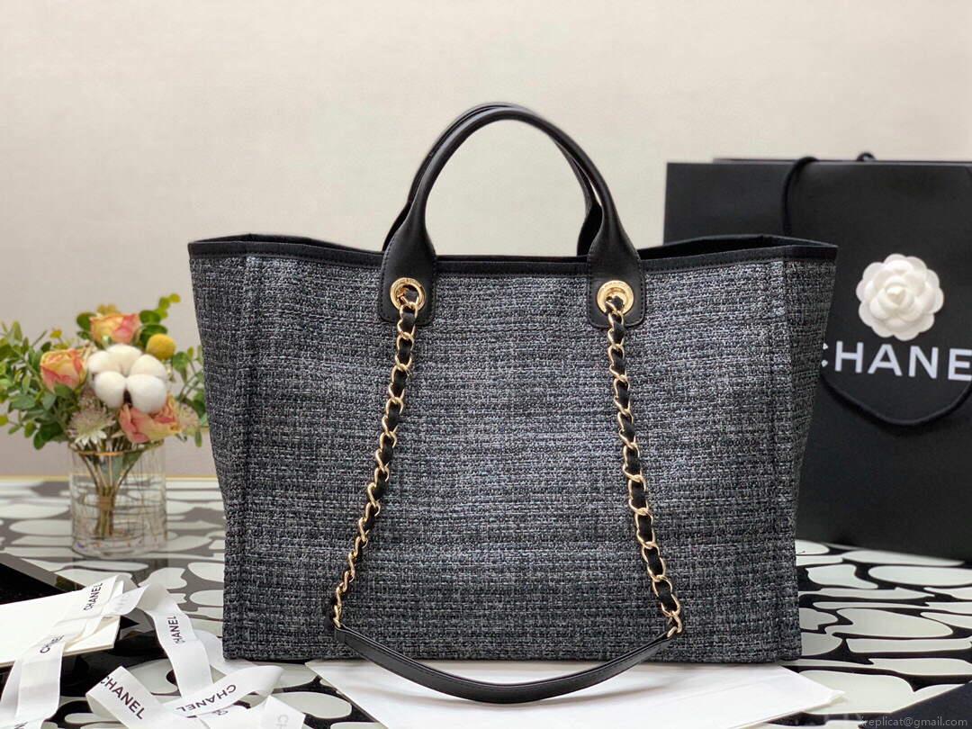 Chanel A66941 Chanel Large Shopping Bag Tote Shoulder Black