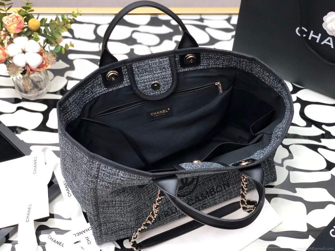 Chanel A66941 Chanel Large Shopping Bag Tote Shoulder Black