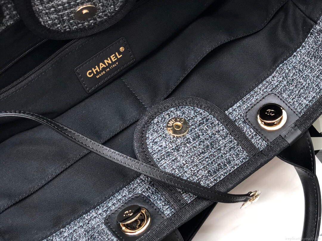 Chanel A66941 Chanel Large Shopping Bag Tote Shoulder Black