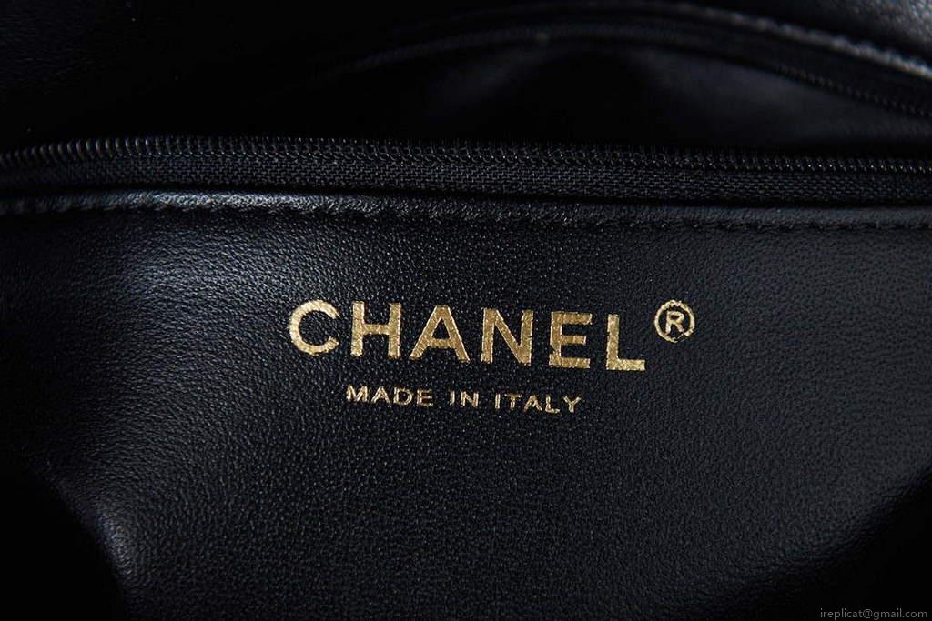 Chanel AS3113 Mini Flap Bag Lambskin Black
