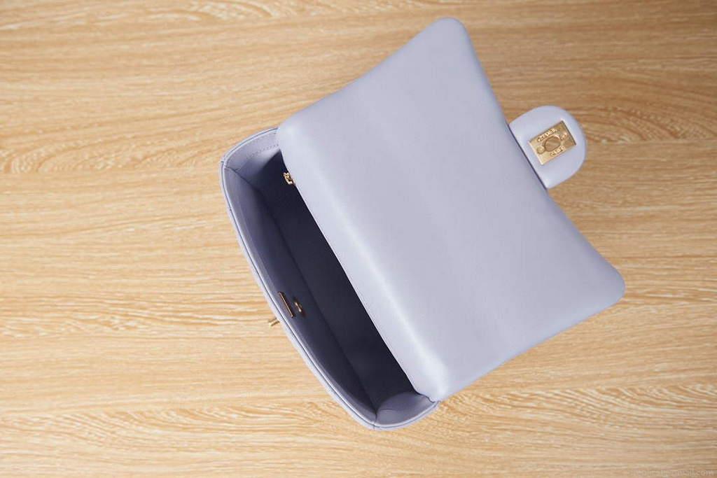 Chanel AS3114 Flap Bag Lambskin Light Purple