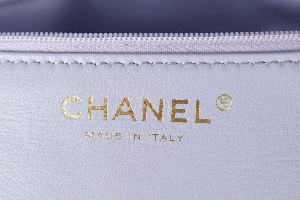 Chanel AS3114 Flap Bag Lambskin Light Purple