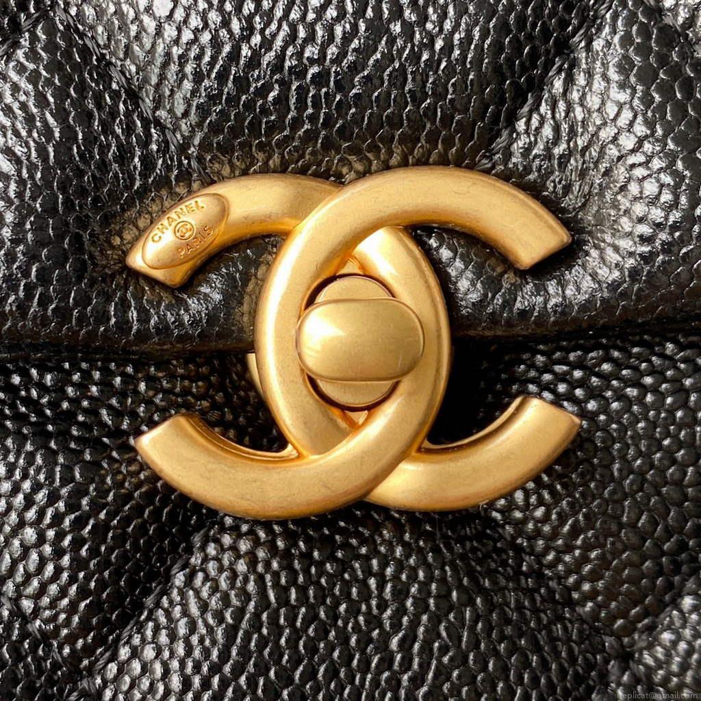 Chanel AS3103 Chanel 19 Handbag Calfskin Black
