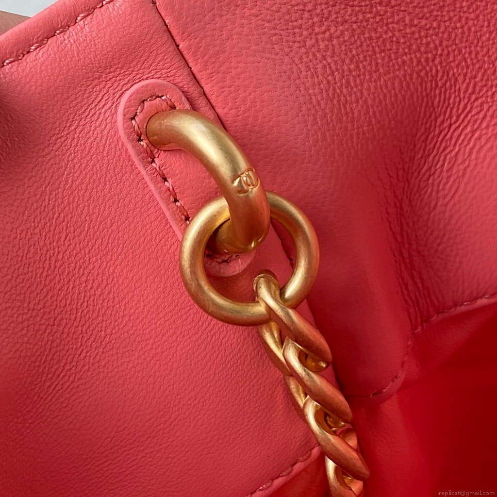 Chanel AS3117 Bucket Bag Lambskin Pink