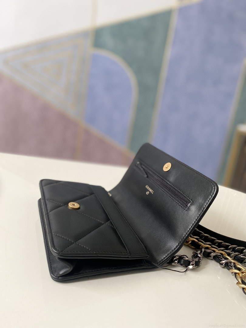 Chanel A86092 WOC Bag Lambskin Black
