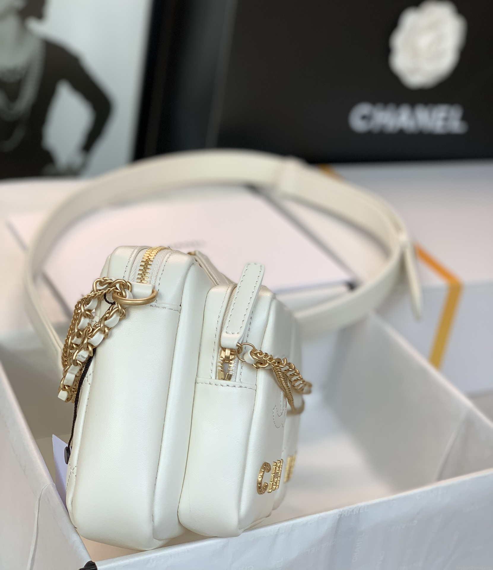 Chanel Camera Case AS2923 Bag White